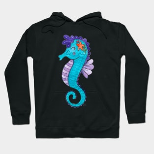 Watercolor Seahorse Hoodie